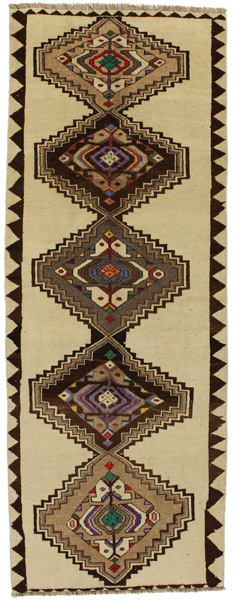 Gabbeh - Qashqai Persian Carpet 332x123