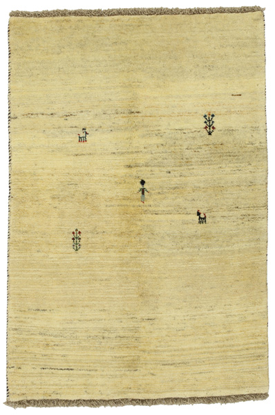 Gabbeh - Qashqai Persian Carpet 146x98