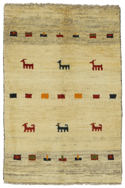 Gabbeh - Qashqai Persian Carpet 144x95