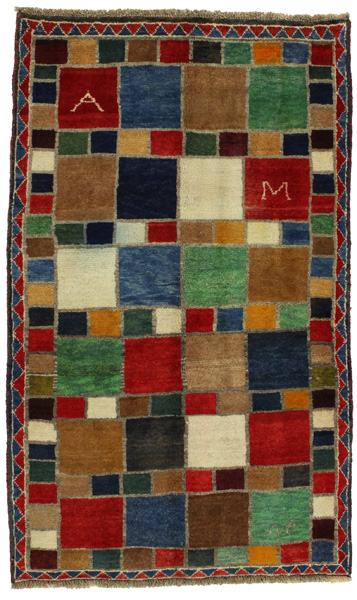 Gabbeh - Bakhtiari Persian Carpet 176x107