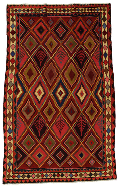 Gabbeh - Bakhtiari Persian Carpet 302x188