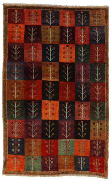 Gabbeh - Bakhtiari Persian Carpet 191x120