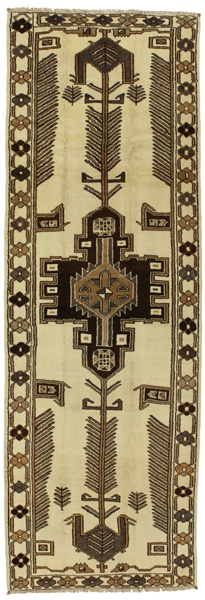 Gabbeh - Qashqai Persian Carpet 412x135