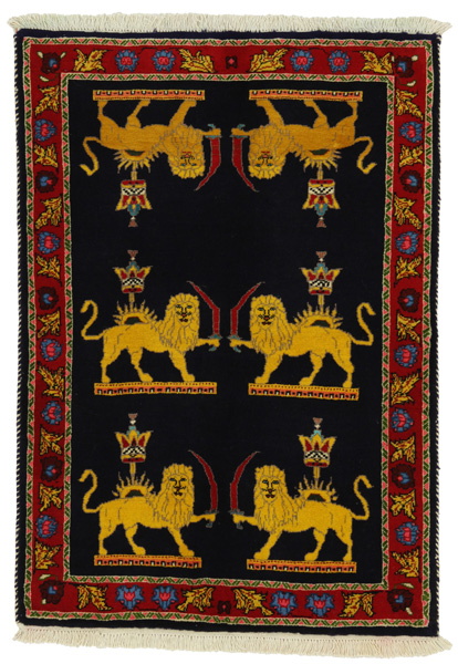 Kashkooli - Gabbeh Persian Carpet 120x83