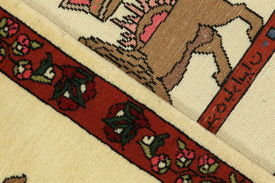 Kashkooli - Gabbeh Persian Carpet 58x90 - Picture 4