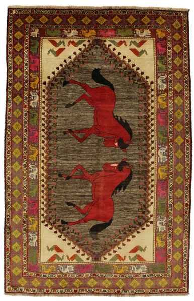 Gabbeh - Qashqai Persian Carpet 306x197