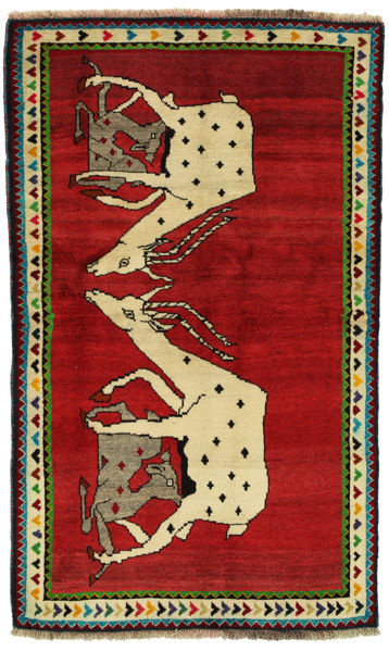 Gabbeh - Qashqai Persian Carpet 194x119