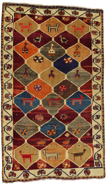 Bakhtiari - Gabbeh Persian Carpet 202x120