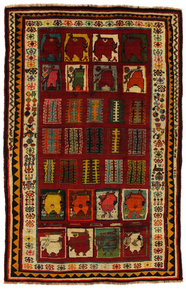 Bakhtiari - Gabbeh Persian Carpet 231x151