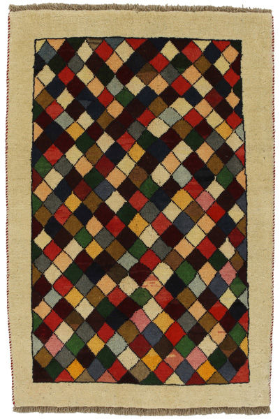 Gabbeh - Bakhtiari Persian Carpet 147x97