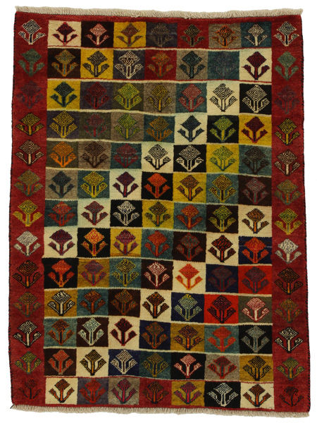 Gabbeh - Bakhtiari Persian Carpet 129x97
