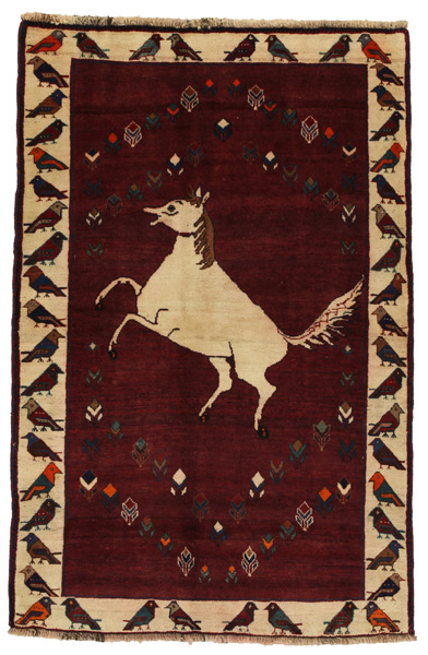 Gabbeh - Qashqai Persian Carpet 184x119