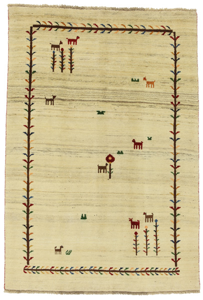 Gabbeh - Qashqai Persian Carpet 239x160