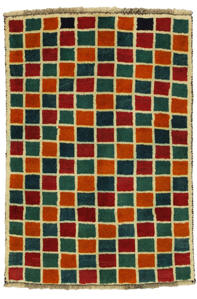 Gabbeh - Bakhtiari Persian Carpet 120x82