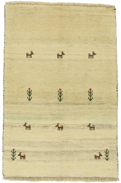 Gabbeh - Qashqai Persian Carpet 125x80