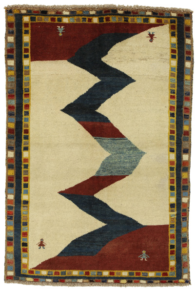 Gabbeh - Qashqai Persian Carpet 160x107