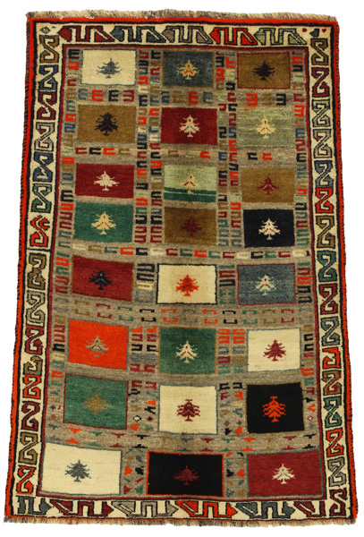 Gabbeh - Bakhtiari Persian Carpet 171x112