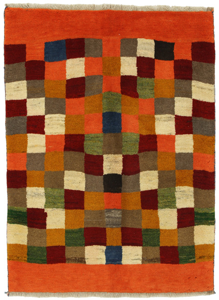 Gabbeh - Qashqai Persian Carpet 153x110