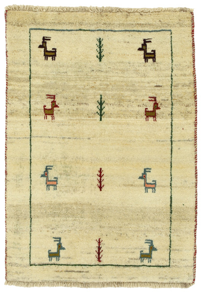 Gabbeh - Qashqai Persian Carpet 120x82