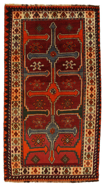 Gabbeh - Qashqai Persian Carpet 211x113