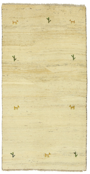 Gabbeh - Qashqai Persian Carpet 190x97