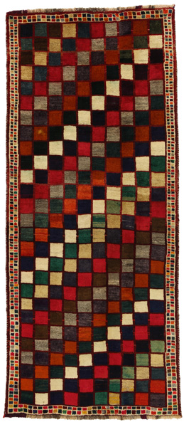 Gabbeh - Bakhtiari Persian Carpet 275x116
