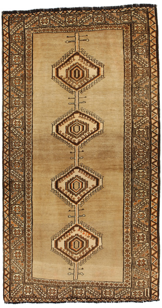 Gabbeh - Qashqai Persian Carpet 229x123