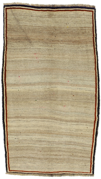 Gabbeh - Qashqai Persian Carpet 201x109