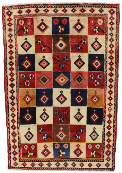 Gabbeh - Bakhtiari Persian Carpet 220x150