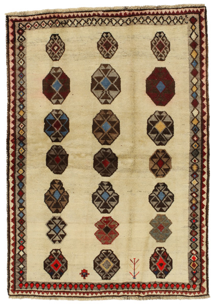 Gabbeh - Qashqai Persian Carpet 193x137