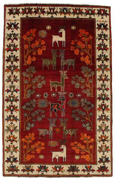 Gabbeh - Qashqai Persian Carpet 240x152