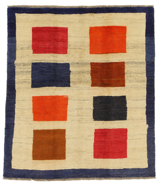 Gabbeh - Bakhtiari Persian Carpet 186x163