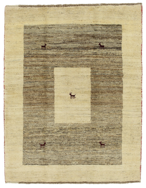 Gabbeh - Qashqai Persian Carpet 200x157