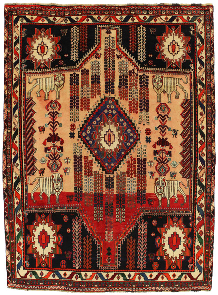 Qashqai - Gabbeh Persian Carpet 287x209