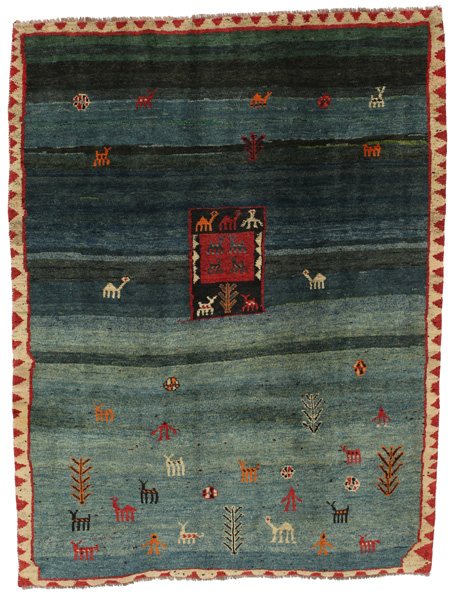 Gabbeh - Qashqai Persian Carpet 270x201