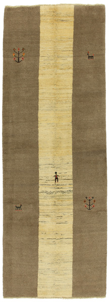 Gabbeh - Qashqai Persian Carpet 290x102