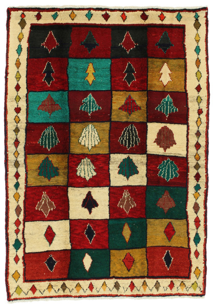 Gabbeh - Bakhtiari Persian Carpet 188x131