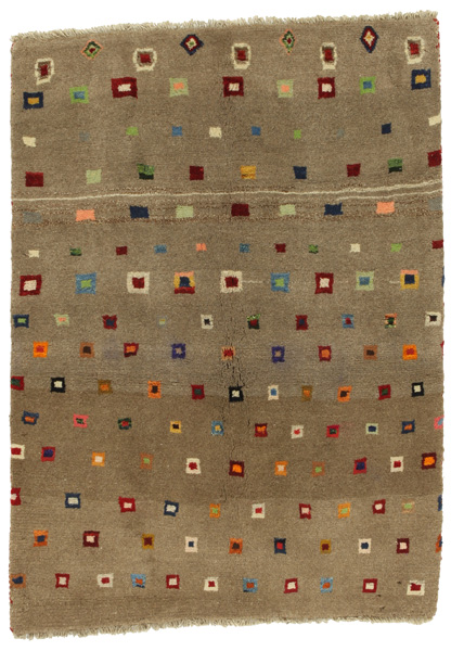Gabbeh - Qashqai Persian Carpet 140x101