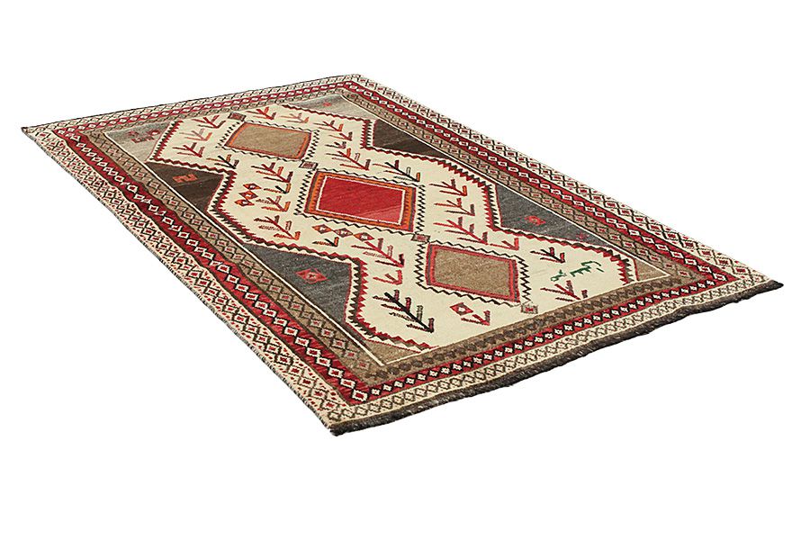 Qashqai - Gabbeh Persian Carpet 230x148 - Picture 1