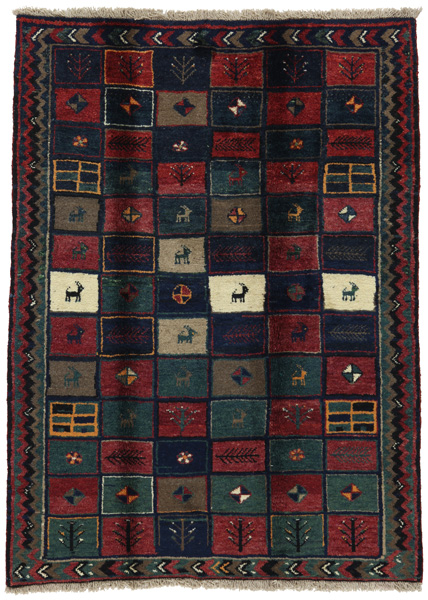 Gabbeh Persian Carpet 187x136