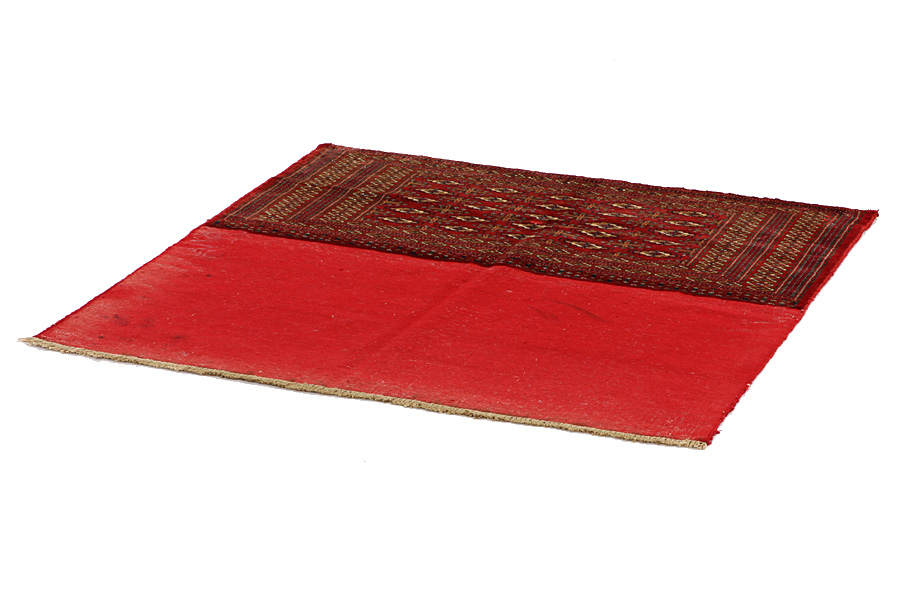 Yomut - Bokhara Persian Carpet 110x113 - Picture 2