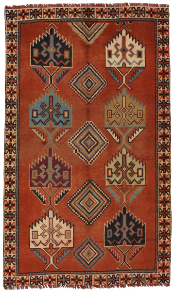 Qashqai - Gabbeh Persian Carpet 186x111