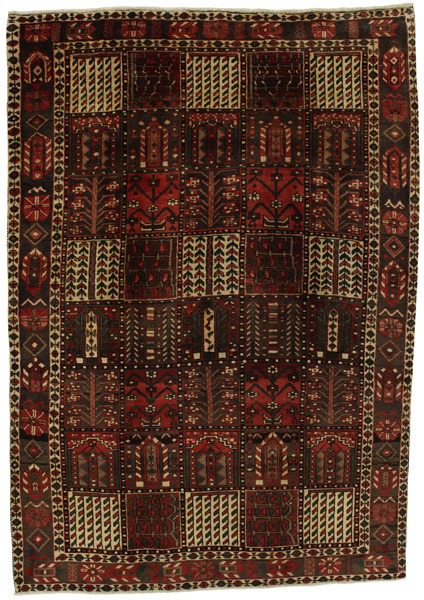 Bakhtiari Persian Carpet 295x206