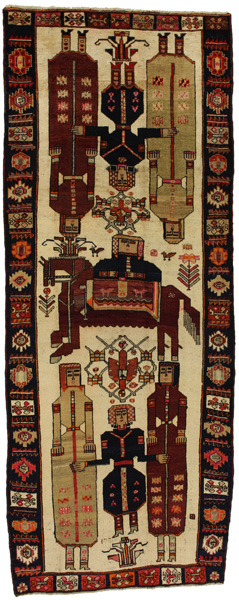Bakhtiari - Lori Persian Carpet 376x146
