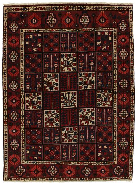 Bakhtiari Persian Carpet 196x144