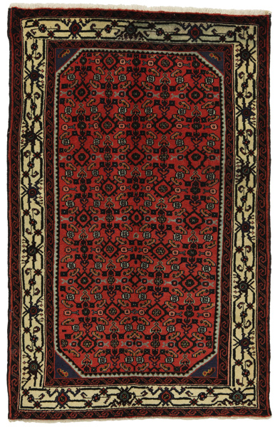 Hosseinabad - Hamadan Persian Carpet 156x100