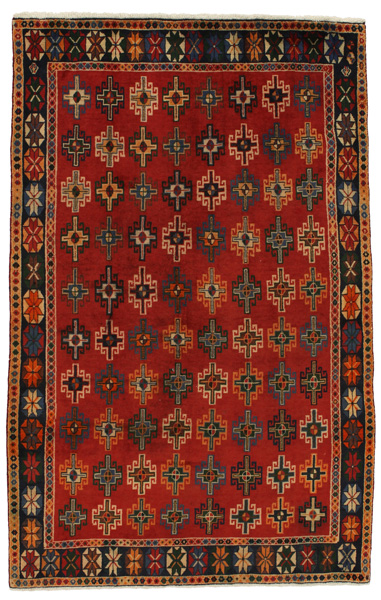 Yalameh - Qashqai Persian Carpet 241x153