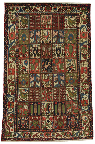 Bakhtiari - Garden Persian Carpet 240x155