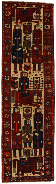 Bakhtiari - Qashqai Persian Carpet 444x129