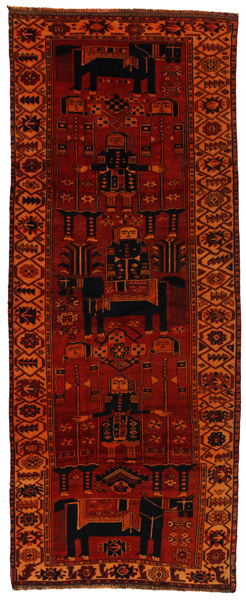 Bakhtiari - Qashqai Persian Carpet 408x157